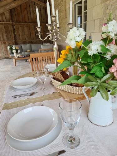 Charmante gîte (6p), L'Alouette + zwembad(gedeeld)