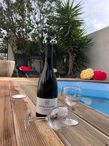 Charmante maison Climatisée avec piscine au Calme à Carcassonne