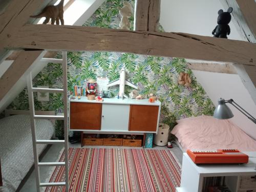 Charmante maison déco vintage et cheminée