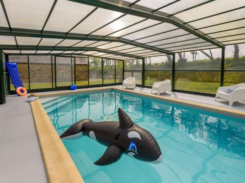 Chic Cottages in Plouguin France With Private Swimming Pool