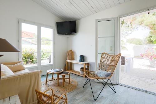 Coquette maison de plage pour quatre aux Grenettes PALME