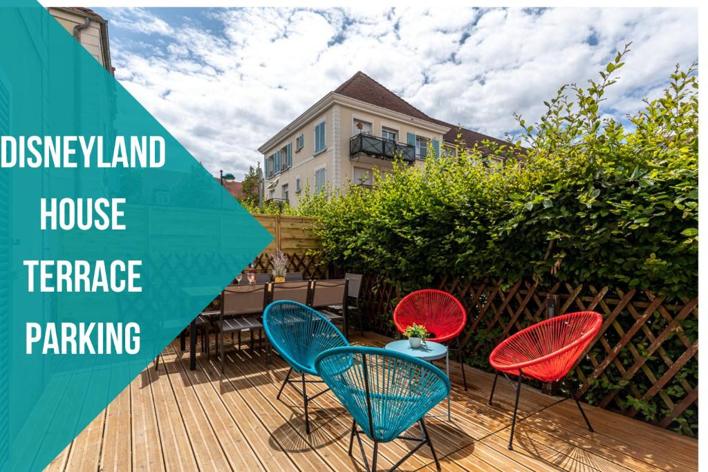 Disneyland House - Terrace - Sunny - Parking 6 Allée de la Plaine, 77700 Serris