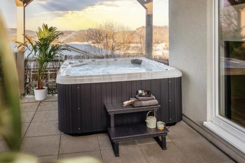 Dolomites Bungalow Eifelsteig w view Terrace BBQ