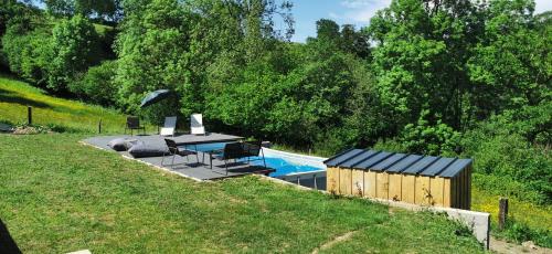 Domaine LVD avec SPA, bois et rivière privée