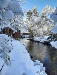 Entre ville & campagne (jardin avec rivière)