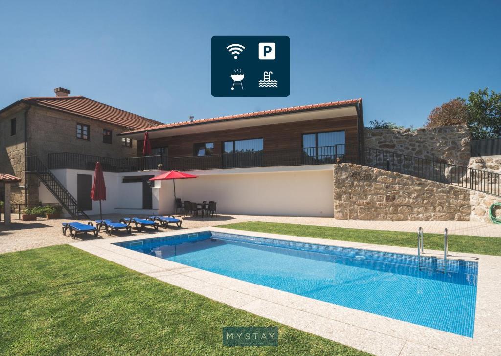 Espetacular casa com piscina, Braga by MyStay Outeiro, 71, 4850-425 Braga