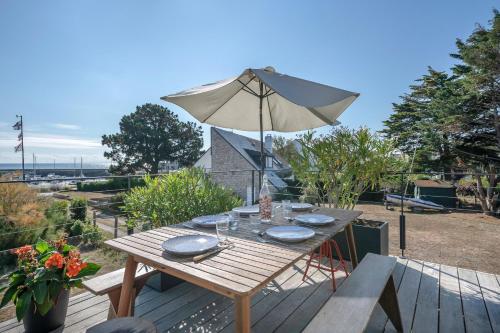Face a la marina superbe maison pour dix personne a Sarzeau