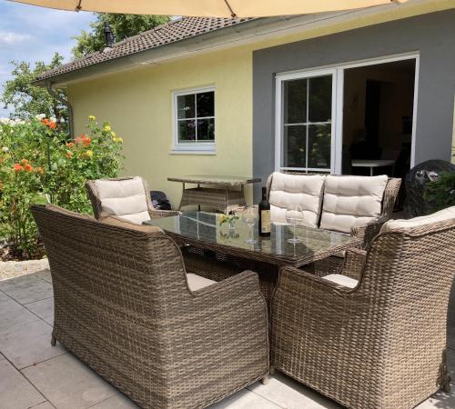 Ferienhaus Blaumond mit Gartensauna