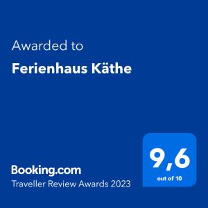 Ferienhaus Käthe