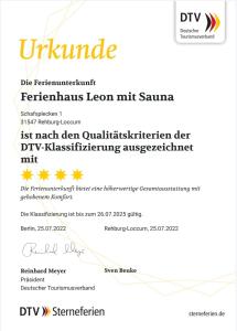 Ferienhaus Leon mit Sauna