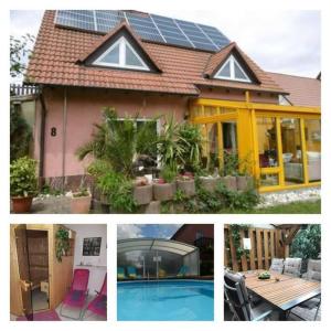 Maison de vacances Ferienhaus mit Poolhalle und Sauna Keltenstraße 8 90602 Pyrbaum Bavière