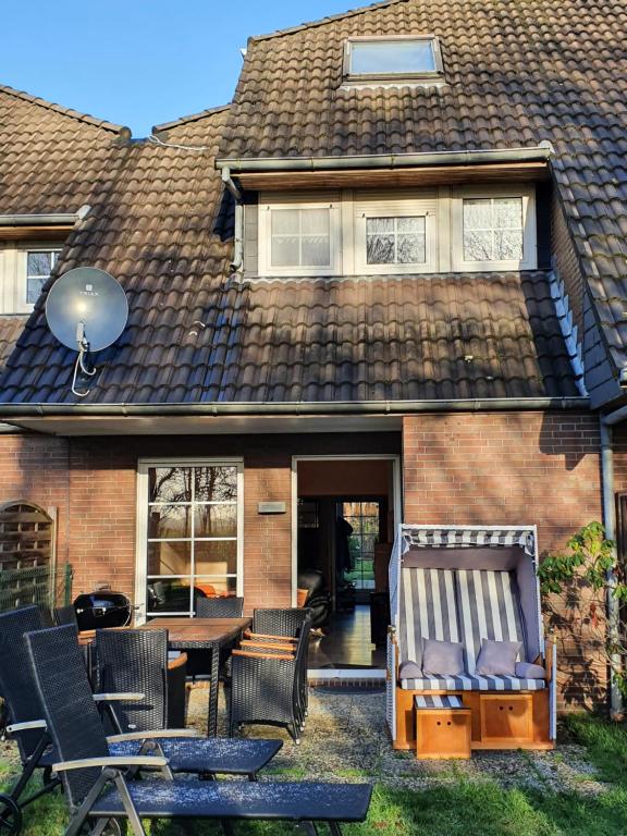 Maison de vacances Ferienhaus Möwennest 18, Butjadingen Tossens, Sauna, Strandkorb, Nordsee, 97qm 18 Helgolandstraße 26969 Butjadingen