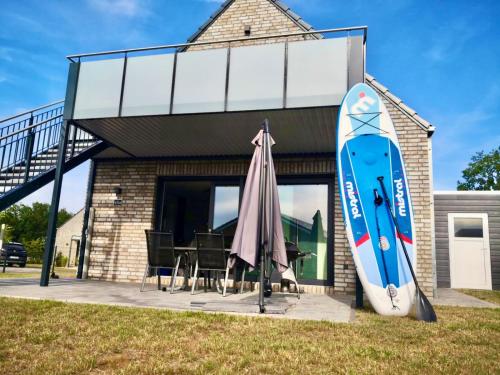 Ferienhaus Panoramadeck am Harkebrügger See mit Sauna und Kamin