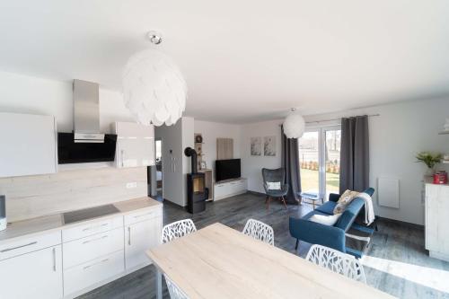 Ferienhaus Seewind am Harkebrügger See mit Sauna und Kamin