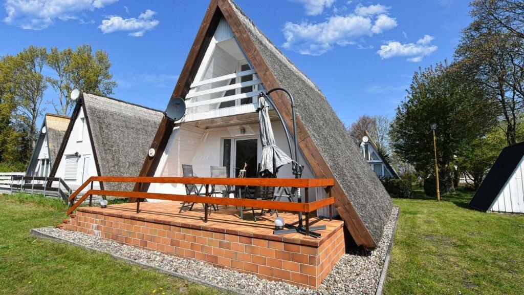 Maison de vacances Finnhütte nur 3 Minuten bis zum Strand Boddenstraße 3A 18586 Groß Zicker