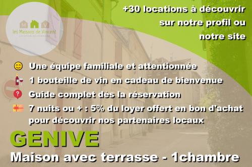 Genive - Jolie maison typique avec sa terrasse