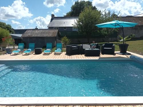 Gîte avec piscine