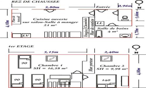 Maison de vacances Gîte de la Ferme Dufresne 1161 Rue de la Ferme Dufresne 76210 Bernières Normandie