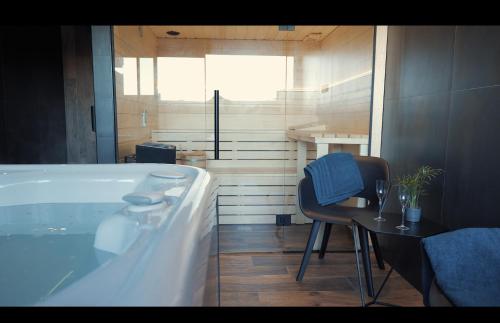 Gîte Le guillaume et espace bien-être privatisé de 20h30 à 22h30, jacuzzi, hammam, sauna