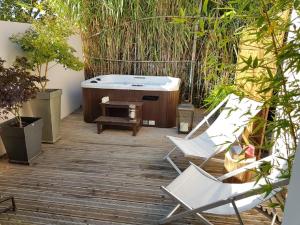 Gîte Les Roseaux Spa extérieur privatif inclus