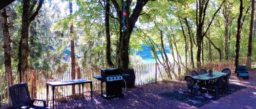 Gîte nature détente pêche baignade dans lac privé