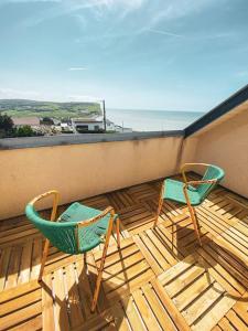 Grande maison chaleureuse avec vue mer imprenable