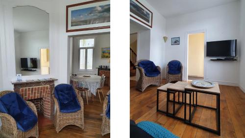 Grande maison face au port de plaisance, 8 pers.