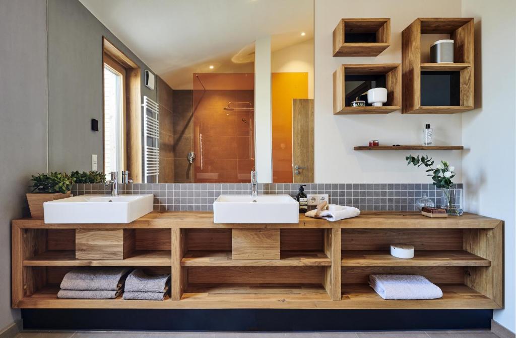 Maison de vacances Gud Jard Lodge Nr. 28 - Wohngesundes Design-Ferienhaus Kaydeich 15e Haus Nr. 28 25849 Pellworm