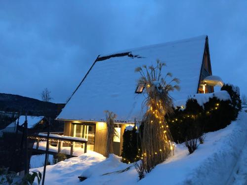 Haus mit Bergblick