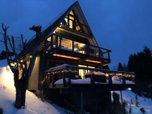 Haus mit Bergblick
