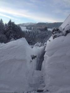 Haus mit Bergblick