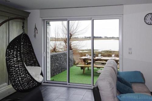 Holiday Home, Portbail, sea view