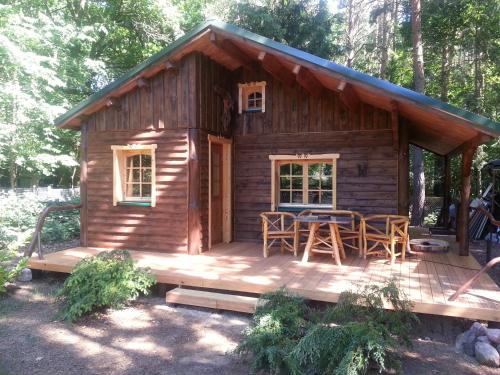 Holzhaus Waldwichtel am Wald und See