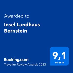 Insel Landhaus Bernstein