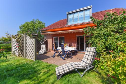 Jever-Ferienhaus Gartenblick