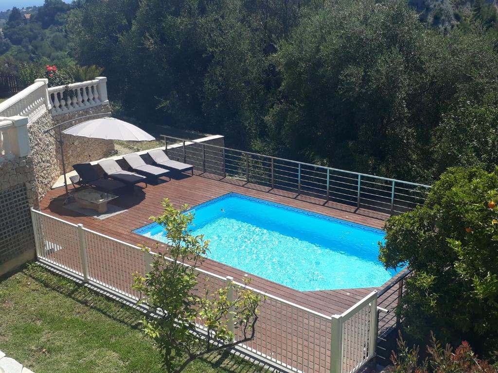 Maison de vacances Jolie maison à 5 min de Menton 779 Route du Haut-Cabrolles 06500 Cabrolles