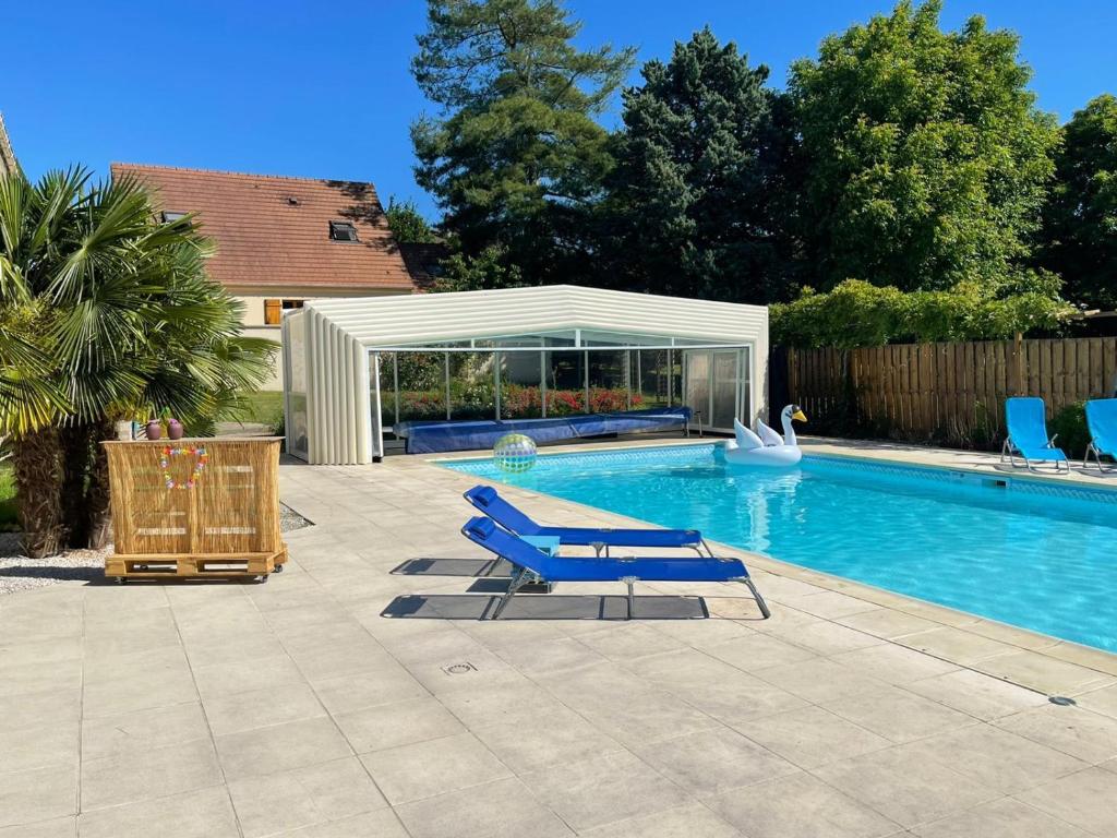 Maison de vacances L'Annexe- guest house avec piscine 7 Allée des Hortensias 78710 Rosny-sur-Seine