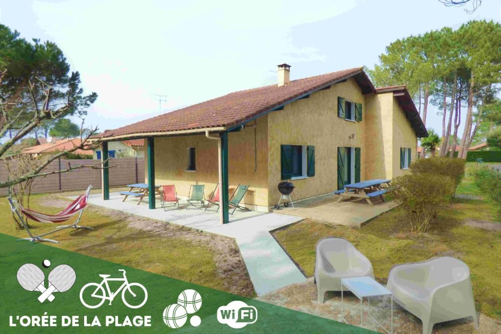 Maison de vacances L'OREE DE LA PLAGE, 15 pers, Charmante Maison rénovée à Vieux-Boucau 10 Rue Jules Supervielle 40480 Vieux-Boucau-les-Bains