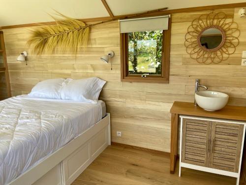 La cabane chambre balnéo vue mer