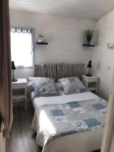 La cabane et sa cascade