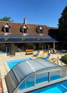 Maison de vacances La Charmeraie : gîte de charme, piscine et spa 19 Rue de la Fontaine Herbault 41140 Thésée Région Centre