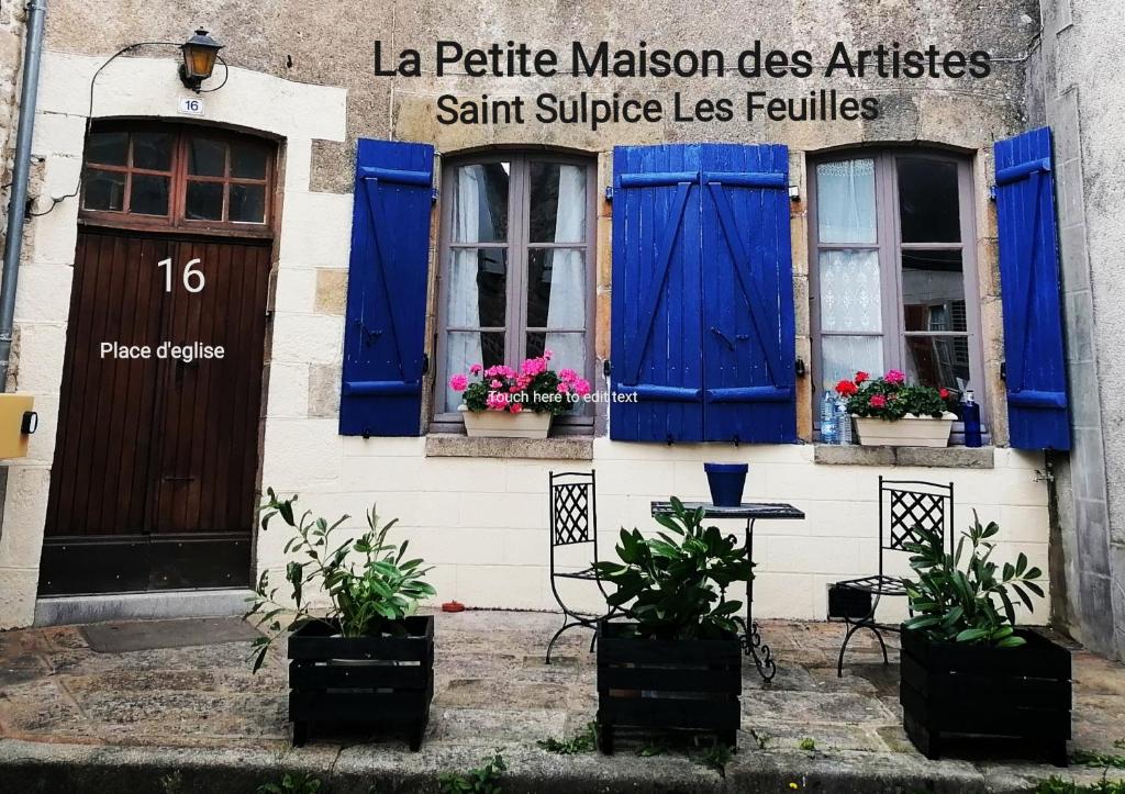 Maison de vacances La Petite Maison des Artiste 16 Place de L'Église 87160 Saint-Sulpice-les-Feuilles
