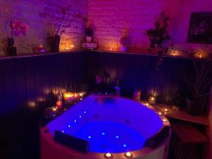 La Romance jacuzzi sauna de luxe jardin au calme
