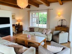 Landhaus am Achterwasser mit Bootssteg