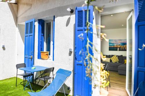 Le Cabanon Bleu - Maison 2 chambres avec jardin