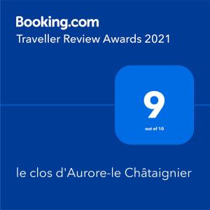 le clos d'Aurore-le Châtaignier