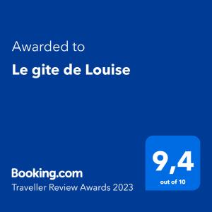 Le gite de Louise