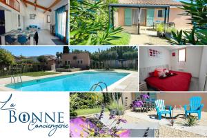 Maison de vacances Le Mazet Camarguais * villa * jardin * terrasse * piscine ( non privée ) 100 Avenue Casimir et Jacques Raynaud 30220 Saint-Laurent-dʼAigouze Languedoc-Roussillon