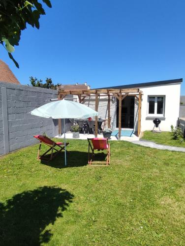 Le Mouillage, gîte de plain-pied plage du débarquement