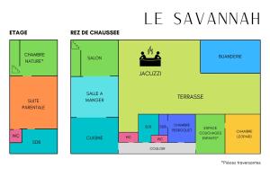 Maison de vacances ''Le Savannah'' - Jacuzzi - A 3min du Zoo de Beauval 7 Rue du Conventionnel Grégoire 41110 Saint-Aignan Région Centre